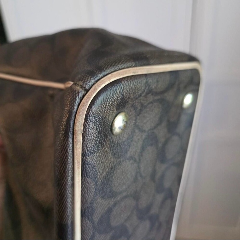 Coach Peyton Brown Signature Tote Bag - Picture 4 of 8